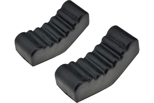STIX Gummikudde för pallbock , gummiskydd för stödbockar, 2-pack | Skyddar underredet mot repor vid lyft med pallbock, slitstarkt gummimaterial för säker stabilitet