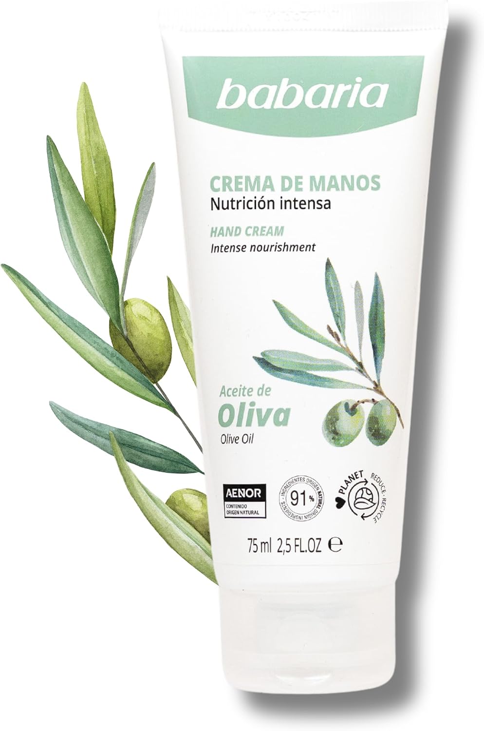 Babaria - Crema Manos Agrietadas y Secas | Crema Manos Reparadora con Aceite de Oliva | Crema Sabañones | Crema de Manos Working Hands