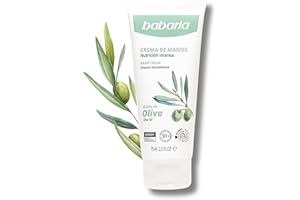 Babaria - Crema Manos Agrietadas y Secas | Crema Manos Reparadora con Aceite de Oliva | Crema Sabañones | Crema de Manos Working Hands