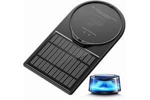 CEENIU CF8 Specialized Solar Panel, High Performance monocrystalline Silicon, 20% photovoltaic Conversion Efficiency, Safe Charging Protection, Ultra-Thin, Re-Adhesive, Solar Charger