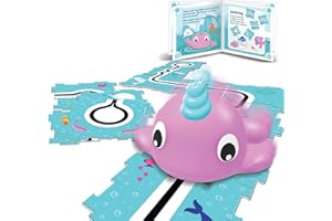 Learning Resources La narval Dipper, mascota codificadora Go-Pets de Coding Critters , STEM, juguete para aprender a codificar a una edad temprana, interactiva, niños de 4+ años
