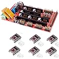 REES52 RAMPS 1.4 3D Printer Controller with DRV8825 Driver With Heat Sink Kit For Compatible with Arduino Mega 2560