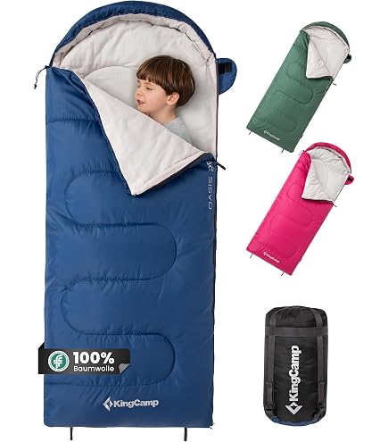 Lestra Mount Everest Junior Schlafsack grn/blau Reiverschluss links :  Amazon.de: Sport & Freizeit