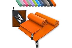 HiiPeak Toallas Microfibra Gimnasio Grandes, Toalla Gimnasio Compactas y de Alta Absorción | Toalla Gym Hombre, Mujer | Ideal para Gimnasio, Viajes y Piscina | Mantenimiento Fácil