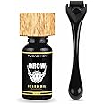RUBAB MEN Advance Beard Growth Kit, 0.5Mm Beard Activator Roller & Beard Growth Oil Infused With Vitamin E & Natural Oils For Patchy & Uneven Beard Growth - Grams