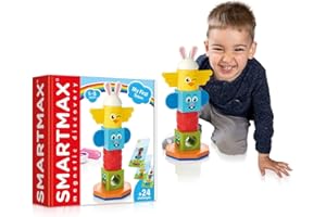 LUDILO Smartmax - My First Totem | Juguetes Niños 1 Año O Más | Bloques Construccion Niños | Juguetes Bebe 1 Año | Bloques De Construcción Magnéticos