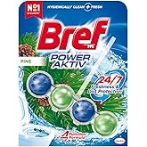 Bref WC Power Aktiv &Ccedil;am Klozet Bloğu- Kir &amp; Kire&ccedil; &Ouml;nleyici &amp; Koku Giderici Katı Klozet Temizleme Topu (50G)