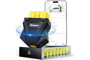 Maxpow OBD2 Diagnosegerät – Bluetooth 5.4 diagnosegerät Auto for iOS Android, OBD auslesegerät with Live-Daten-Engine-Fehlercodeprüfung obd2 diagnosewerkzeuge für alle Fahrzeuge