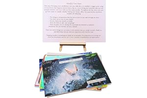 EMBRACING MINDFULNESS Tarjetas de desafío de atención plena de 31 días (mes dos) – Toma uno al día para un mes de atención plena, gran relleno de calcetines o regalo secreto de Papá Noel