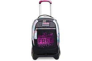 Seven Jack Feeling Free Trolley, Unisex - Bambini e ragazzi, Nero, Taglia unica