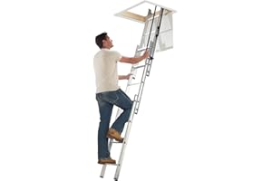Abru loft ladder 3 section easy stow
