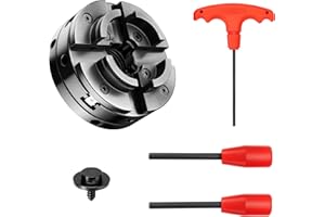 Wiltec Mandril de repuesto para torno de madera plato portapiezas mandíbula para torno de mesa abrazadera de torneado