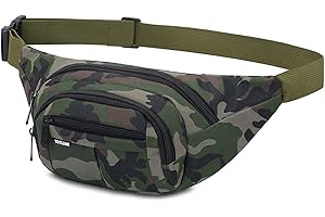 YOOLUAN Gürteltasche Bauchtaschefür Damen und Herre Taschen Wandern Fitness Fahrrad Outdoor Sport Hüfttasche Urlaub Doggy Bag Geld Pouch Pack