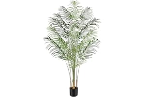 Keeplush Planta Artificial Grande 200cm Plantas Artificiales Decorativas Palmeras Artificiales,Arbol Artificial para Interior y Exterior Salon Dormitorio Balcón Decoracion Hogar Moderno (1 Pack)