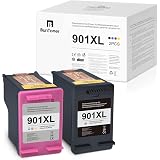 HP 901XL CC654AE, Negro, Cartucho de Tinta de Alta Capacidad Original,  compatible con impresoras de inyección de tinta HP Officejet All-in-One  4500, J4580, J4680, Negro : Hp: Amazon.es: Informática