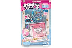 Sticki Rolls SR2013 - Sticki Book Series 3 - Wearable & Shareable Sticker Bracelets - Includes 120 Stickers + 1 Book