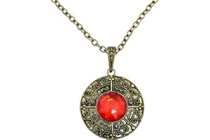 Chaks - Vampyrhalsband med hänge, gotiska metallsmycken, vintagetillbehör för halloween och cosplay