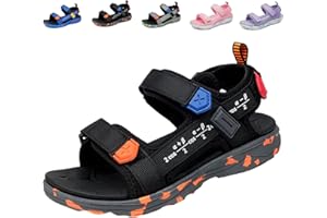 Fadezar Boys Girls Sandals for Kids Sports Outdoor Sandals with Adjustable Strap Open Toe Summer Footwear
