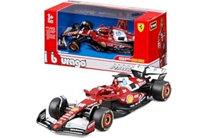 Bburago - Ferrari SF-25 F1 2025#16 Leclerc, Auto Diecast in Scala 1:43, Replica Dettagliata Monoposto Ferrari Formula 1, Licenza Ufficiale Ferrari, Età Consigliata 3+ Anni