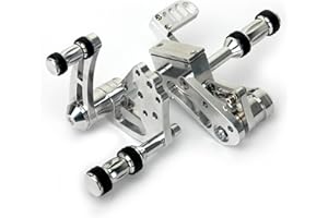 T | TARAZON TARAZON CNC Forward Controls Footpegs for Harley Big Twin Softail Classic FLSTC/Custom FXSTC/Springer FXSTS/Standard FXST/Fatboy FLSTF/Heritage/Deluxe FLSTN 1984-1999