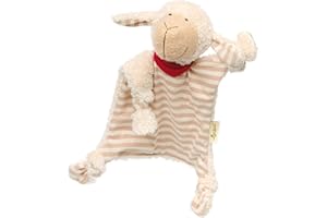 SIGIKID 38885 Schnuffeltuch Schaf Green Mädchen und Jungen Babyspielzeug empfohlen ab Geburt beige, 1 Stück (1er Pack)