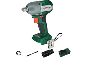 Mellif Akku Schlagschrauber für Makita Akku 18V, 1/2 Zoll Drehschlagschrauber Akku, 3-Gang-Getriebe, 380Nm, Bürstenloser Motor, 2200 RPM, 2 Funktion Schraubenschlüssel, LED Licht (Akku NICHT Enthält)