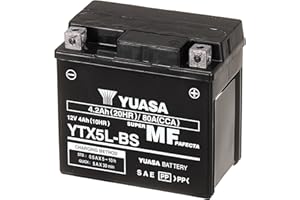 ‎YUASA Yuasa YTX5L 12V 80 CCA wartungsfreie VRLA Motorradbatterie