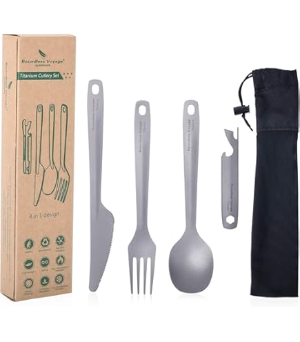 KEITH Titan Klapplöffel - Ultralight Outdoor Camping Besteck 18g