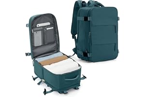 SZLX Ryanair Bagaż Podręczny 40x20x25 Plecak Damski plecak na Laptop z wyjściem USB Plecak Podróżny Easyjet Bag 45x36x20 Cabin Bag Męski Wodoodporny Plecak do Pracy Plecak Sportowy z przegrodą na buty