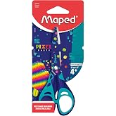 Maped - Pixel Party Scissors (13 cm, Children's Scissors, School Scissors Ages 4 and Up)