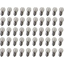50x E10 Glühlampen 1,5-12V - Mini Kugellampen Mit Schraubfuß Für Modellbau & Elektronik