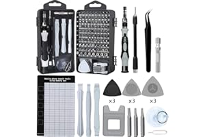 Newlemo 122-in-1 Precision Screwdriver Set, Magnetic Tips, DIY Mini Screwdriver Set for Watch, Laptop, iPhone etc