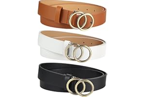 Cintura Elegante In Pelle Per Donna - Regolabile Senza Fori Con Fibbia Dorata | Per Jeans, Abiti E Gonne - Foto 6