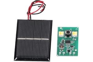 MARHYNCHUS 2 Conjuntos de Panel Solar 1.2V LED Módulo de Placa de Control de Luz Solar para Lámpara de Jardín Al Aire Libre