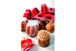 CAPITALEVENTI Stampo per Pandorini Natalizi in Silicone 30×17,5×6 cm – Antiaderente, Riutilizzabile, Lavabile in Lavastoviglie – Ideale per Dolci, Plumcake e Feste di Natale