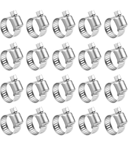 2x JCS Hi-Grip Schlauchschellen Edelstahl, Größe 40 (30-40mm) – Robuster Jubilee-Clip Für Marine & Industrie