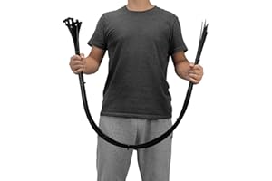 XINGO Fascette stringicavo lungo, nero, 1500 mm x 9 mm, resistenza alla trazione, 80 kg, resistenti ai raggi UV, set lungo, grandi fascette per la gestione dei cavi
