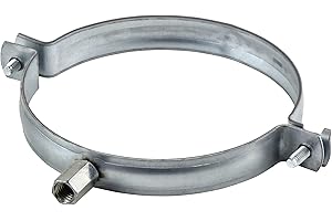 STEINBERG14 125mm Collier de Serrage en Acier Galvanisé - Pour Tube/Tuyau De Ventilation