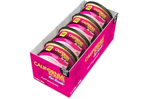 California Scents Ambientador de coche en Lata Premium - 4 Pack (Hasta 60 Días)- Fragancia Duradera de Cereza - Control de Intensidad de Olor para un Ambiente Fresco y Personalizado en tu Coche, 42g