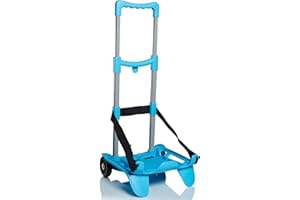SJ GANG Seven Be Box - Carrello Trolley Scuola - Carrellino Scuola Portazaino, Blocca Zaino - Bambini e Ragazzi, Taglia Unica