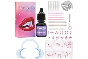 DMNQ Strass Dentaire,Kit Strass Dentaire, Strass Dentaire,Strass Dentaire Kit,Kit Strass Dentaire Professionnel pour Débutant,Avec 1485 Strass Dent,Kit de Démarrage de Bijoux en Cristal
