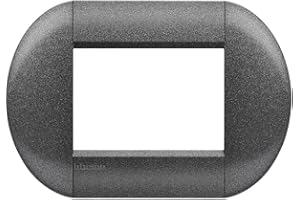 Bticino Livinglight - Placca 3 moduli grafite