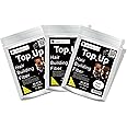 Levins King Hair Building Fiber, Concealer Refill Use For Toppik, Looks 21,Regrowth & all other Hair Fiber etc. (Black 25+25+25g) Pack of 3