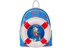 Loungefly Disney Donald Duck Mini sac à dos lenticulaire 90e anniversaire Taille S, multicolore, Small, Moderne