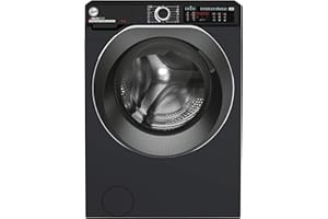 Hoover H-WASH 500 12kg Freestanding Washing Machine, 1400 RPM, A Rated, ECO‑Power Inverter Motor, hOn App, 60 Programmes, Care Dose, Power Care System, Black, 60x67x85 cm ‑ HW 412AMBCB/1-80