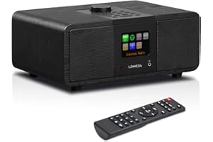 LEMEGA M3i 20W Stereo Internet/DAB/DAB+/FM Digital Radio with Bluetooth,Internet Radio with Spotify Connect,WIFI,Headphones-o