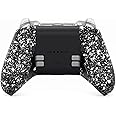 eXtremeRate Replacement Bottom Shell for Xbox Elite Series 2 Controller, Custom Textured White Back Housing Shell Case Cover for Xbox Elite Series 2 Core Wireless Controller Model 1797
