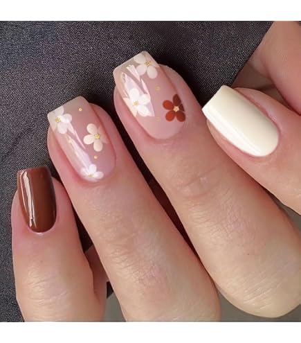 JMEOWIO Gel-Nagelfolien Lila Blume – 20 Stück Selbstklebend, UV-härtend – Inkl. Feile & Stäbchen