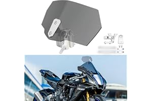 ‎DREAMIZER DREAMIZER Motorrad Windschutzscheiben, Universal Motorrad Windschutzscheibe Windabweiser kompatibel mit R1200GS F800GT CBR250 CBR600 PCX125 V-Strom 250 650XT GSX-R750 FZ6 Tracer 900 Tiger 800