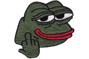 Titan One Europe - Pepe Poggers Pepe La Grenouille Écusson Brodé (Thermocollant)